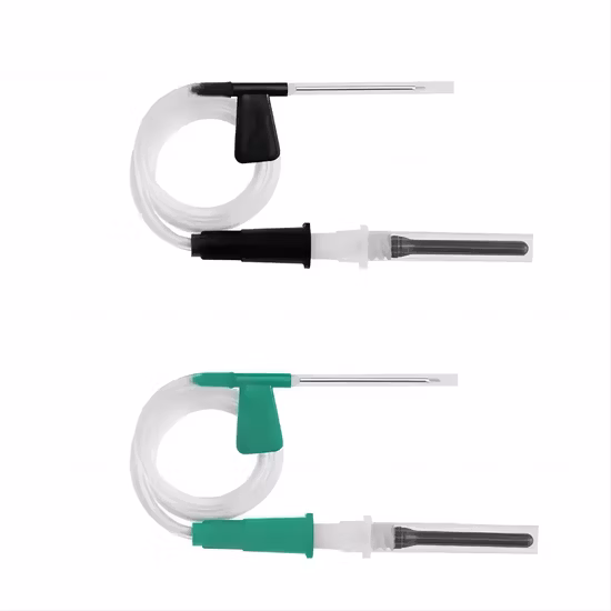 Sangre venosa estéril médica de la mariposa 23G de los diversos tamaños que toma la aguja de la colección