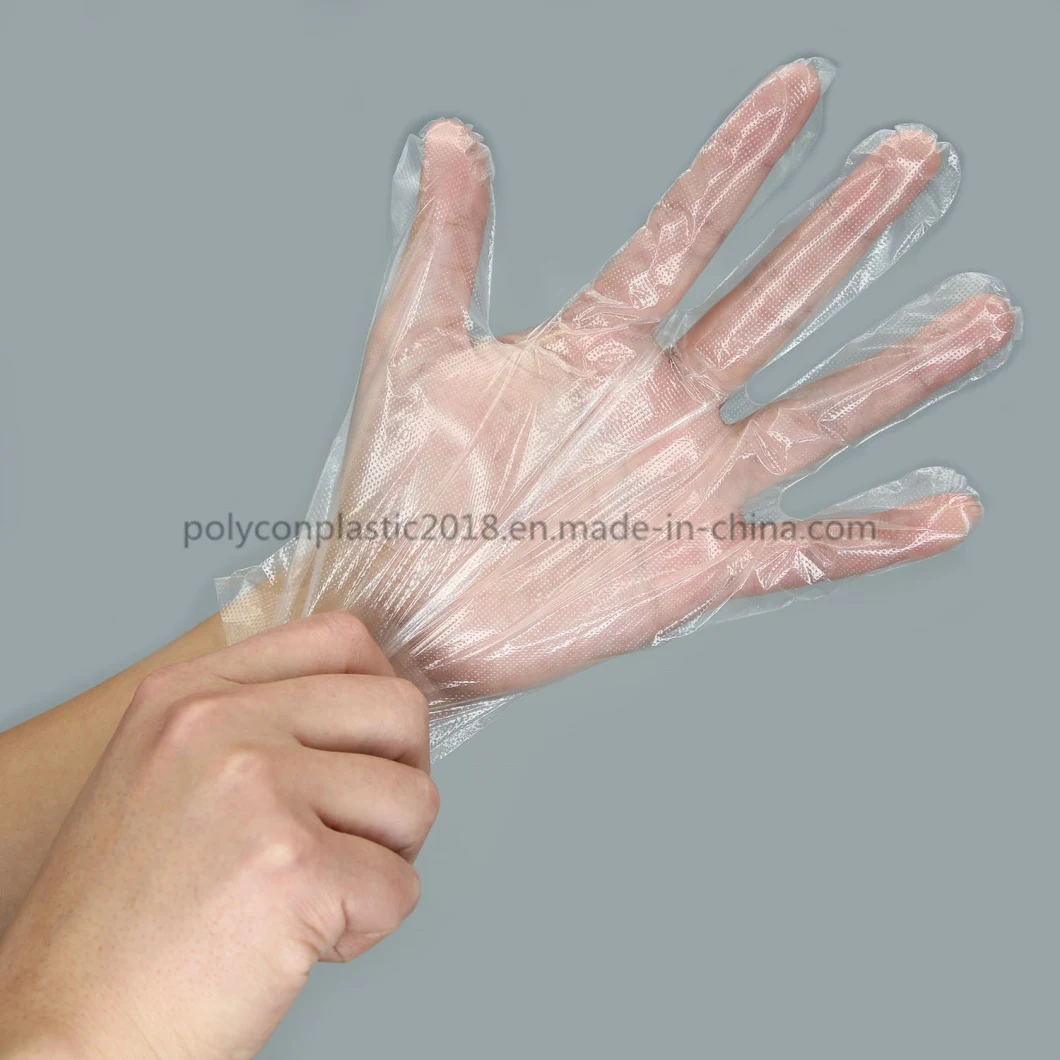 Disposable Plastic PE Glove with High Quality for Medical Use