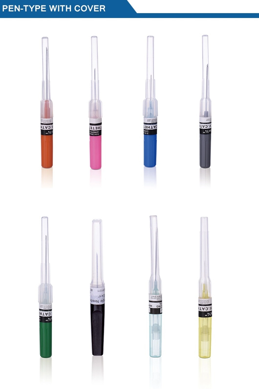 Consumable Disposable Sterile IV Cannula with Wings Injection Port