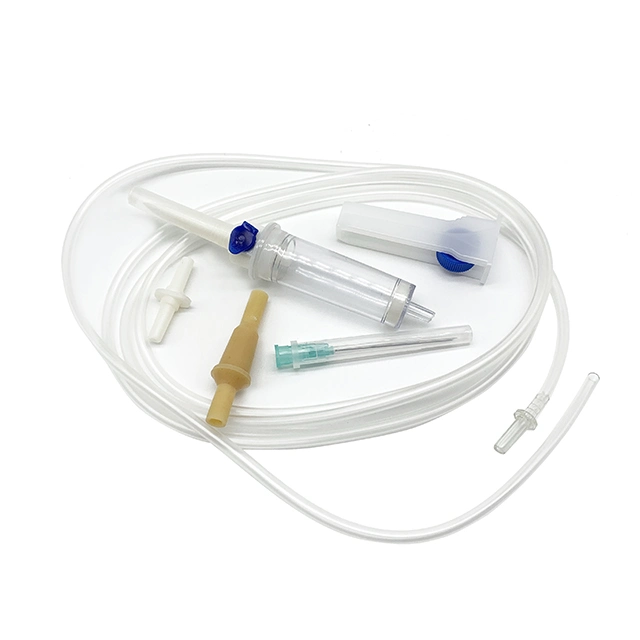 Disposable Medical Ordinary Infusion Set IV Set with/Without Needle CE Approval