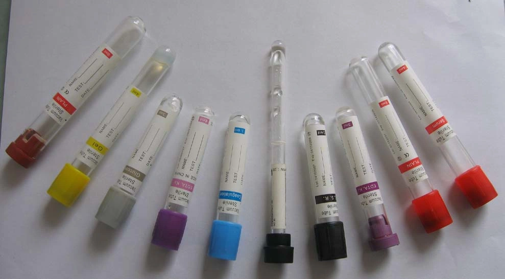 Disposable Vacuum Blood Collection Tube with Ce & ISO