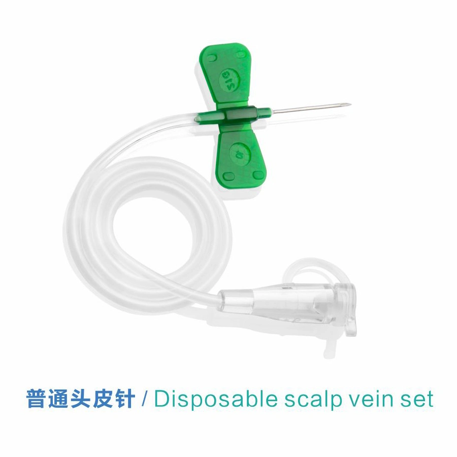 Disposable Medical Use 20g 21g 22g 23G 24G 27g Blood Collection Winged Needle Scalp Vein Set