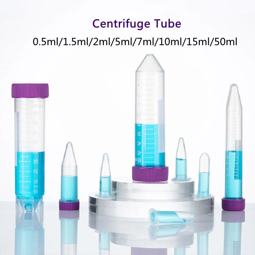 Eo Sterile Falcon Centrifuge Tube 1.5ml 2ml 15ml 50ml Conical Centrifuge Tube for Science Medical School