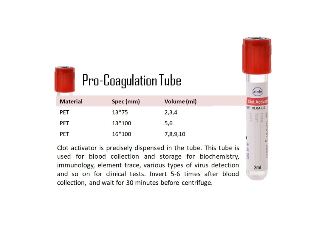 Quality Vacuum Blood Collection Tube with CE&ISO Certificate