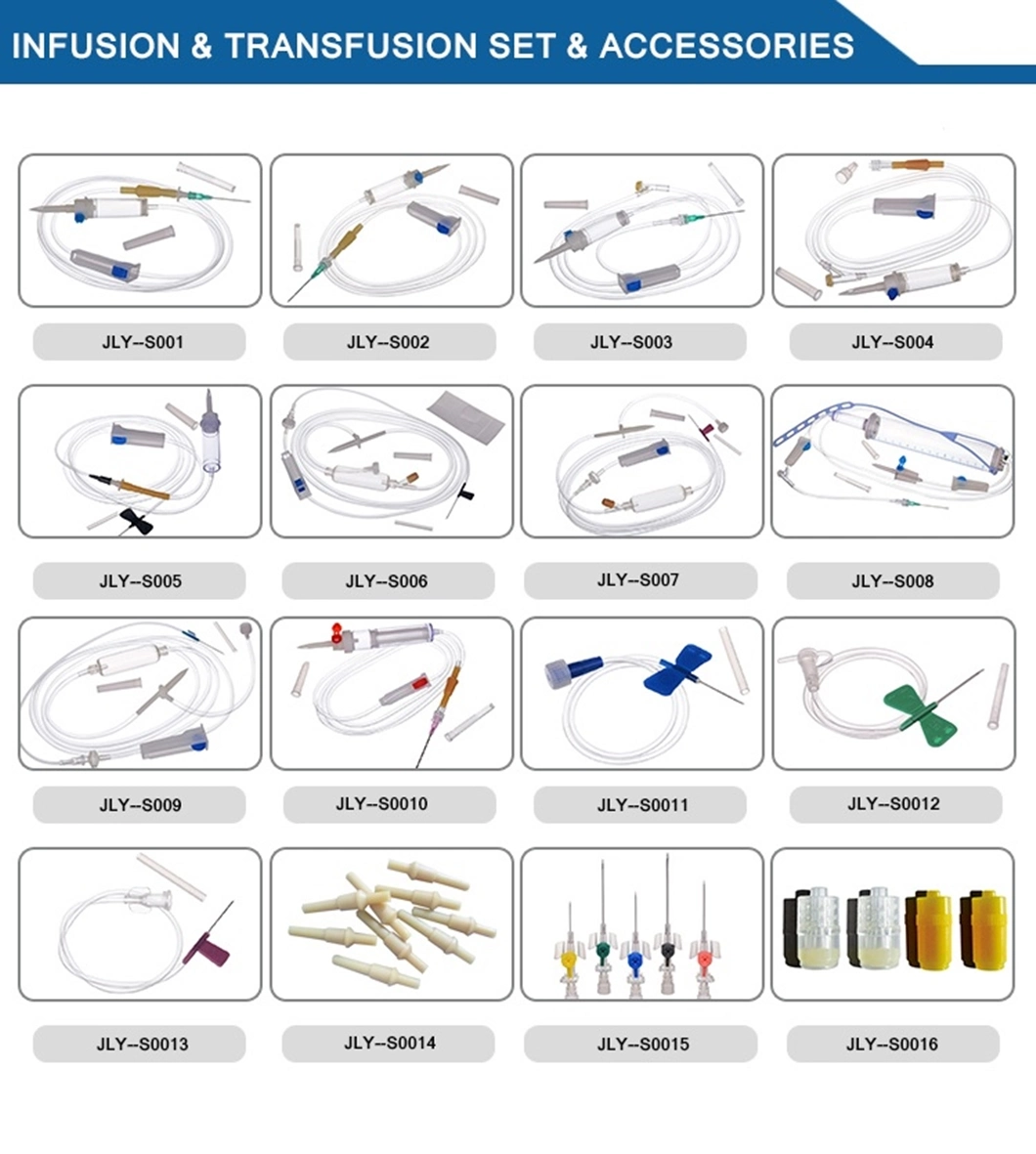 Infusion Disposable 27g Safety Butterfly Needle Scalp Vein Set