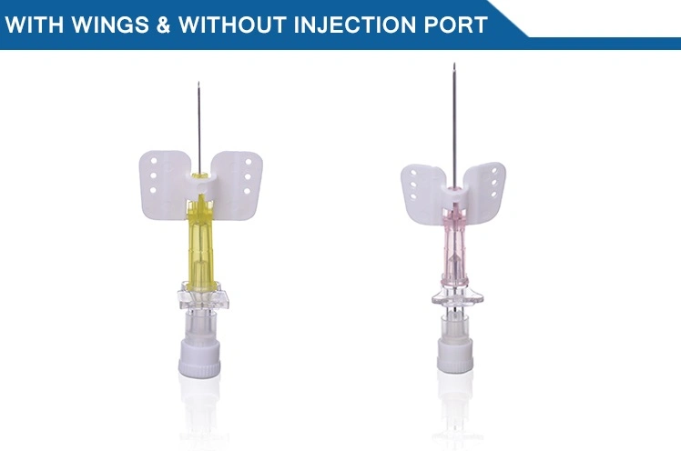 High Quality Disposable Medical Sterile IV Cannula Intravenous Catheter with Wing