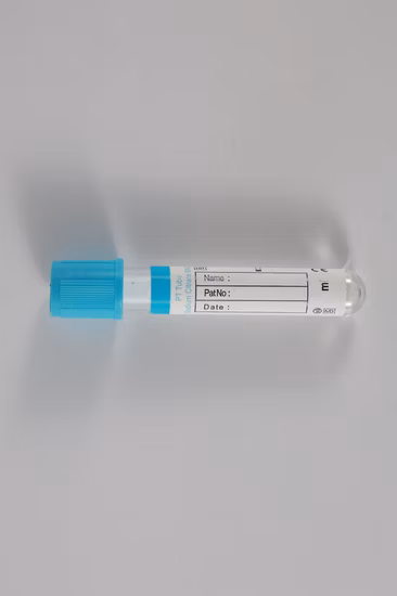 Tubo de extracción de sangre al vacío Pet + Glass estándar médico de la UE