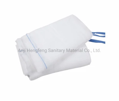 Esponja de laparotomía quirúrgica de gasa absorbente de venta caliente del fabricante