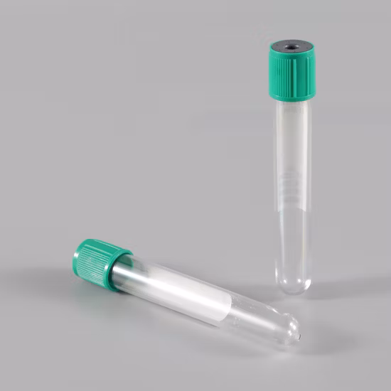 Tubo desechable de extracción de sangre al vacío (PET/VIDRIO)