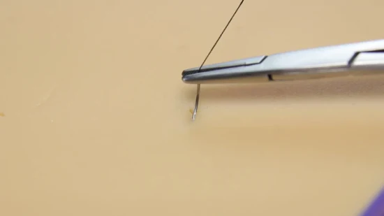 Sutura quirúrgica de nailon Shandong Haidike con aguja